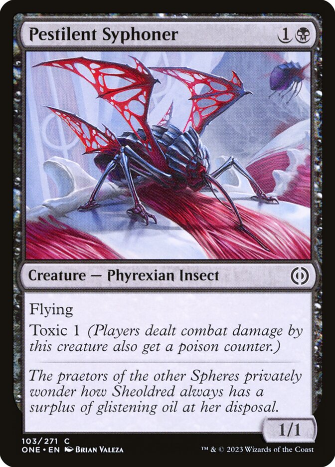 Pestilent Syphoner – Phyrexia: All Will Be One [ONE] – D – #103
