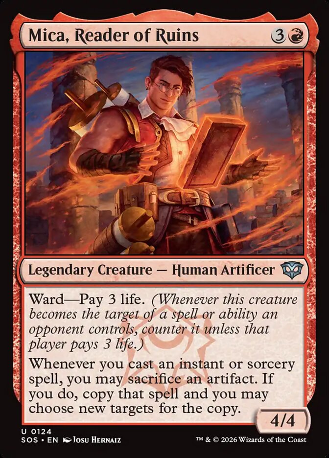 Mica, Reader of Ruins – Secrets of Strixhaven [SOS] – English – #124