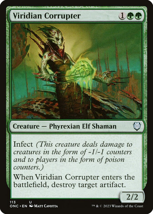 Viridian Corrupter – Phyrexia: All Will Be One Commander [ONC] – D – #113