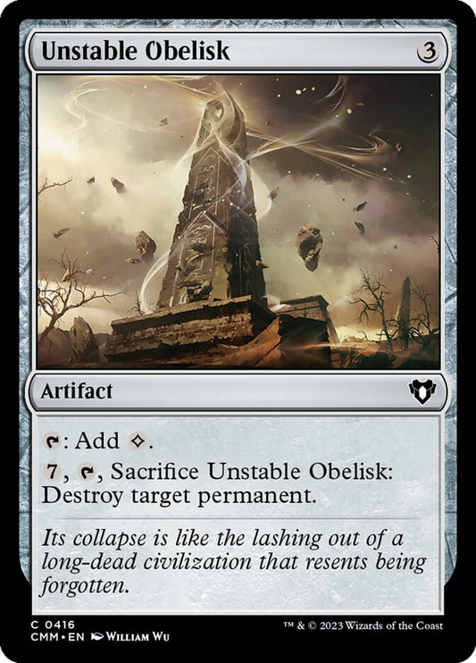 Unstable Obelisk – Commander Masters [CMM] – English – #416