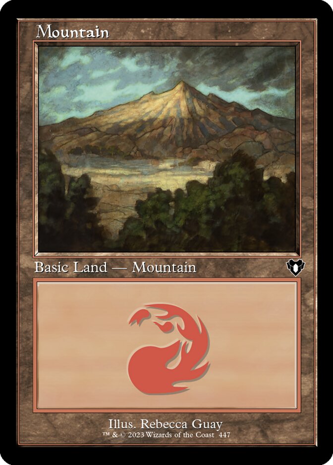 Mountain – Commander Masters [CMM] – English – #447
