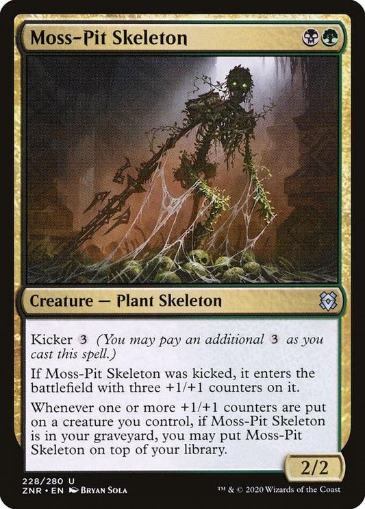 Moss-Pit Skeleton – Zendikar Rising [ZNR] – English – #228