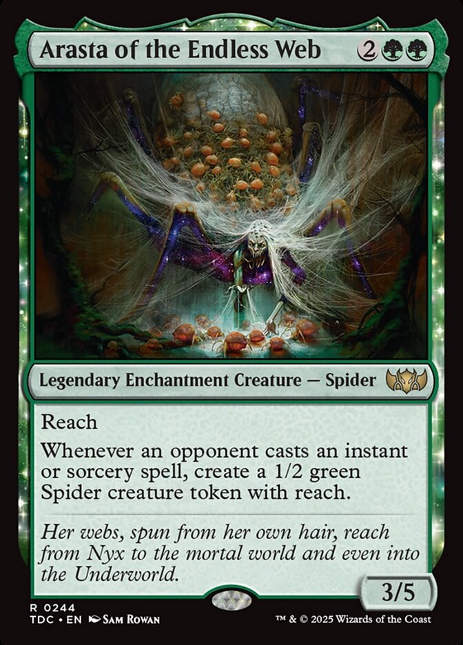 Arasta of the Endless Web – Tarkir: Dragonstorm Commander [TDC] – English – #244
