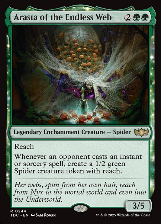 Arasta of the Endless Web – Tarkir: Dragonstorm Commander [TDC] – English – #244