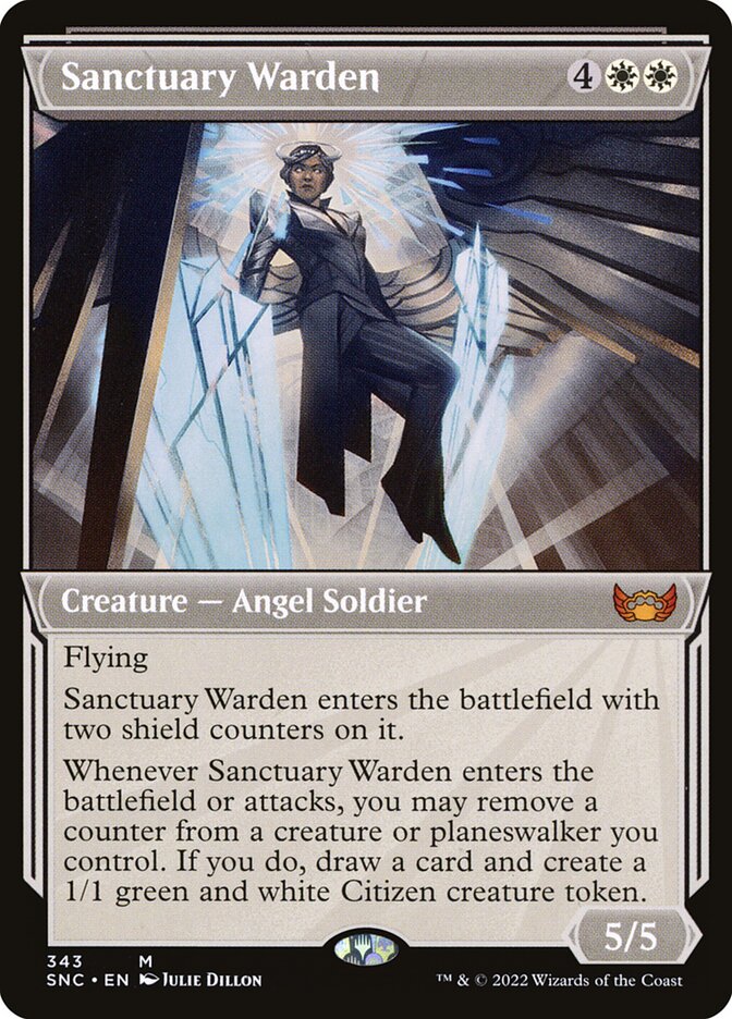 Sanctuary Warden – Streets of New Capenna [SNC] – English – #343