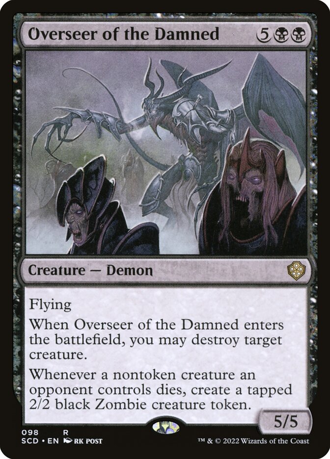 Overseer of the Damned – Starter Commander Decks [SCD] – English – #98
