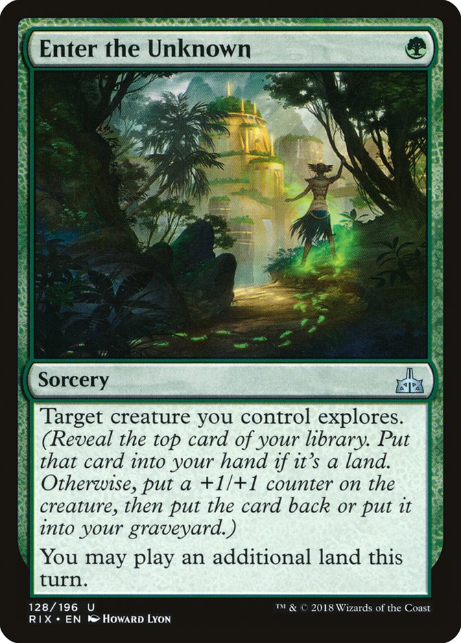 Enter the Unknown – Rivals of Ixalan [RIX] – D – #128