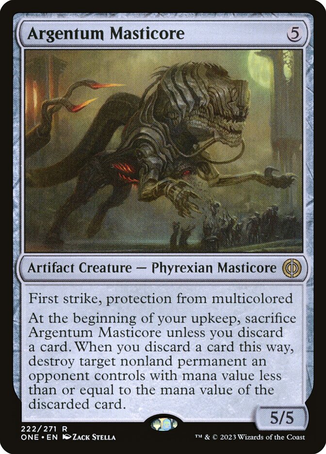 Argentum Masticore – Phyrexia: All Will Be One [ONE] – D – #222