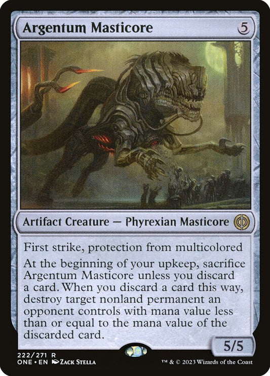 Argentum Masticore – Phyrexia: All Will Be One [ONE] – D – #222