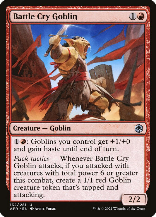 Battle Cry Goblin – Adventures in the Forgotten Realms [AFR] – English – #132