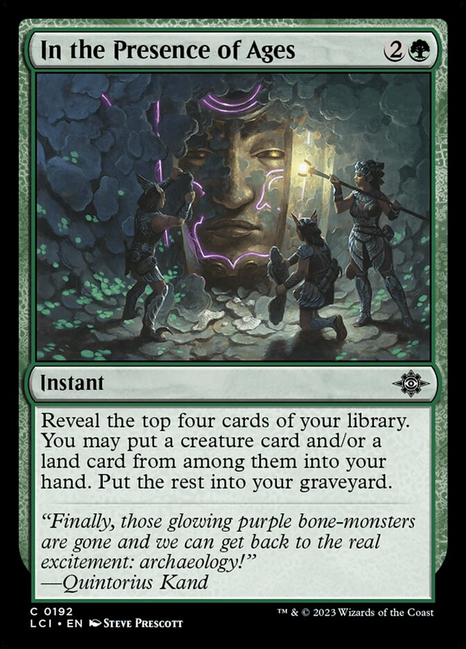 In the Presence of Ages – The Lost Caverns of Ixalan [LCI] – English – #192
