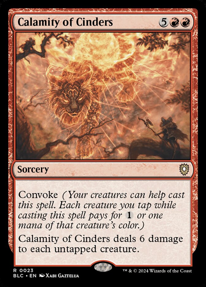 Calamity of Cinders – Bloomburrow Commander [BLC] – English – #23