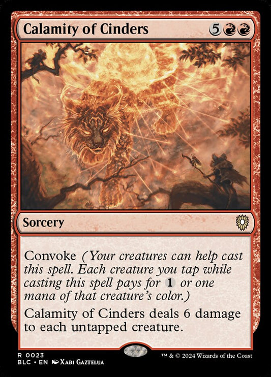 Calamity of Cinders – Bloomburrow Commander [BLC] – English – #23