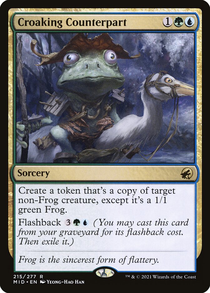 Croaking Counterpart – Innistrad: Midnight Hunt [MID] – English – #215