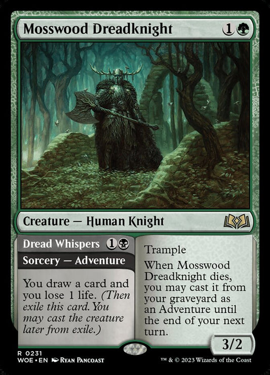 Mosswood Dreadknight // Dread Whispers – Wilds of Eldraine [WOE] – English – #231