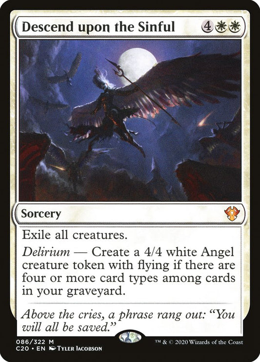 Descend upon the Sinful – Commander 2020 [C20] – English – #86