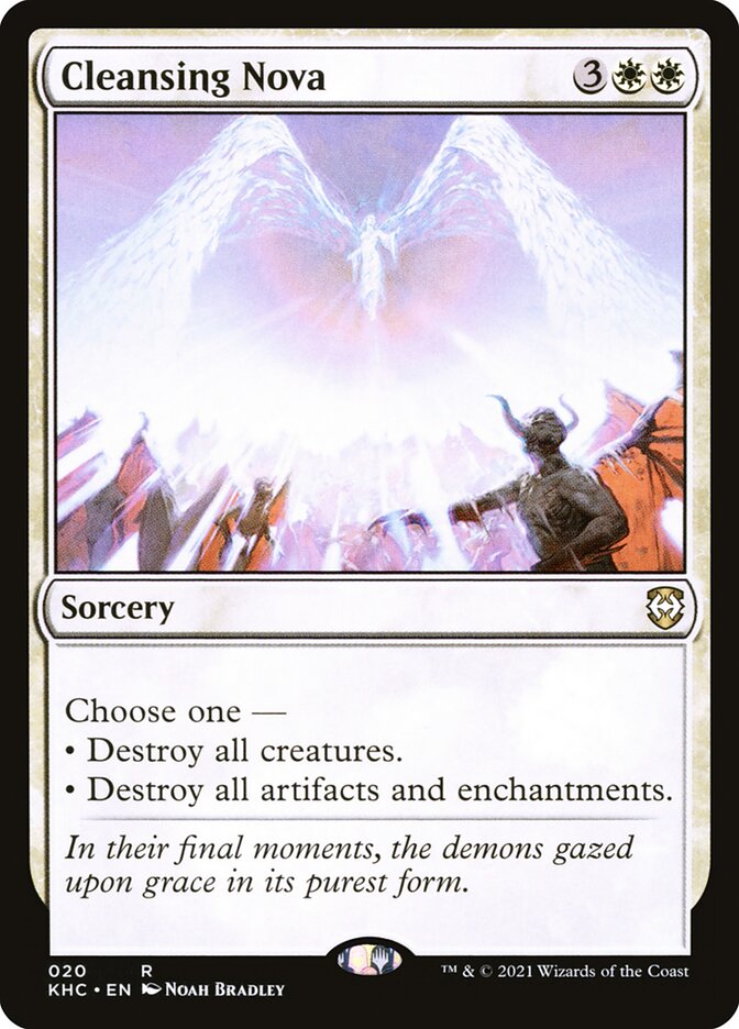 Cleansing Nova – Kaldheim Commander [KHC] – D – #20