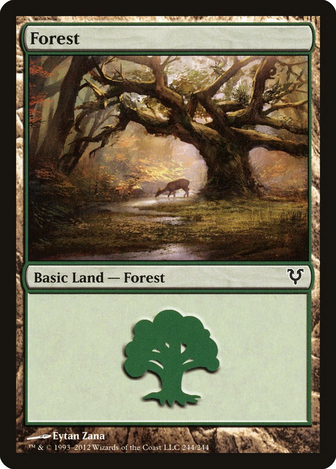 Forest – Avacyn Restored [AVR] – English – #244