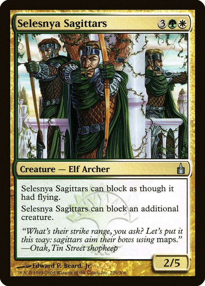 Selesnya Sagittars – Ravnica: City of Guilds [RAV] – English – #229