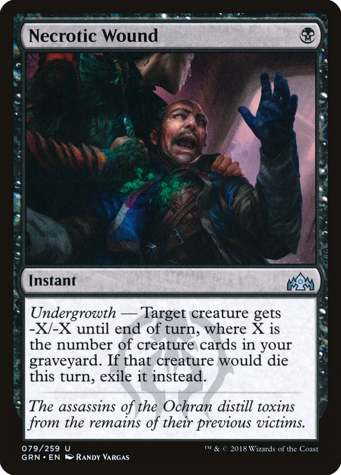 Necrotic Wound – Guilds of Ravnica [GRN] – D – #79