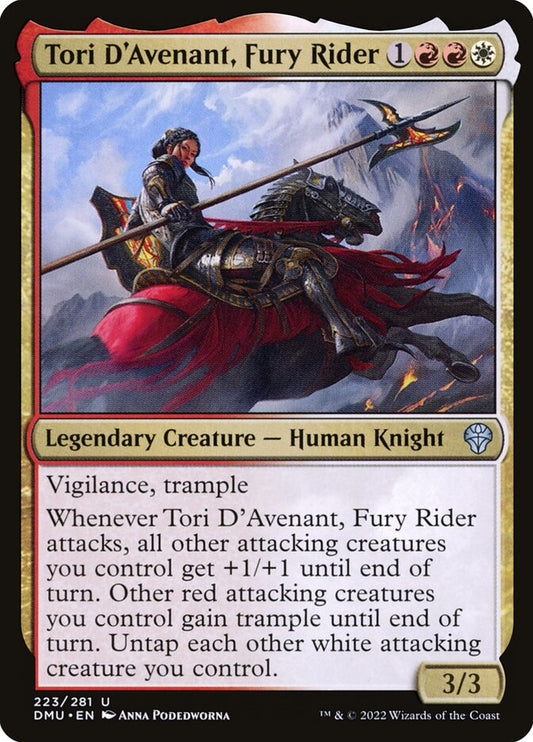 Tori D'Avenant, Fury Rider – Dominaria United [DMU] – English – #223