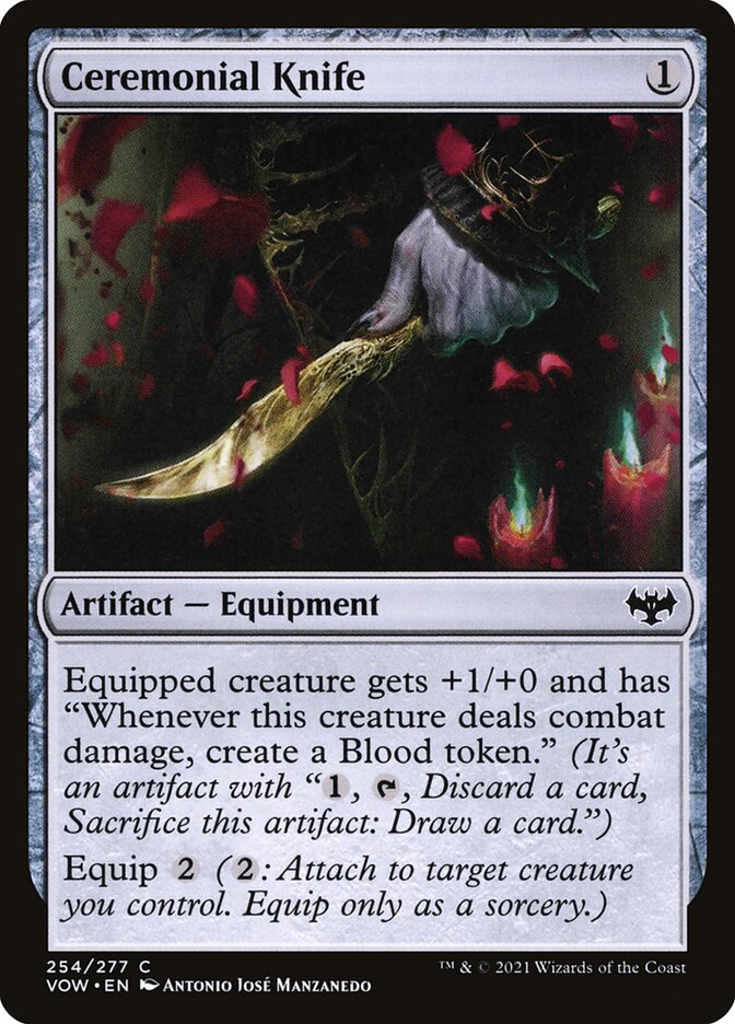 Ceremonial Knife – Innistrad: Crimson Vow [VOW] – English – #254