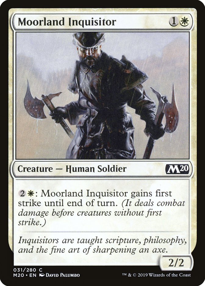 Moorland Inquisitor – Core Set 2020 [M20] – D – #31