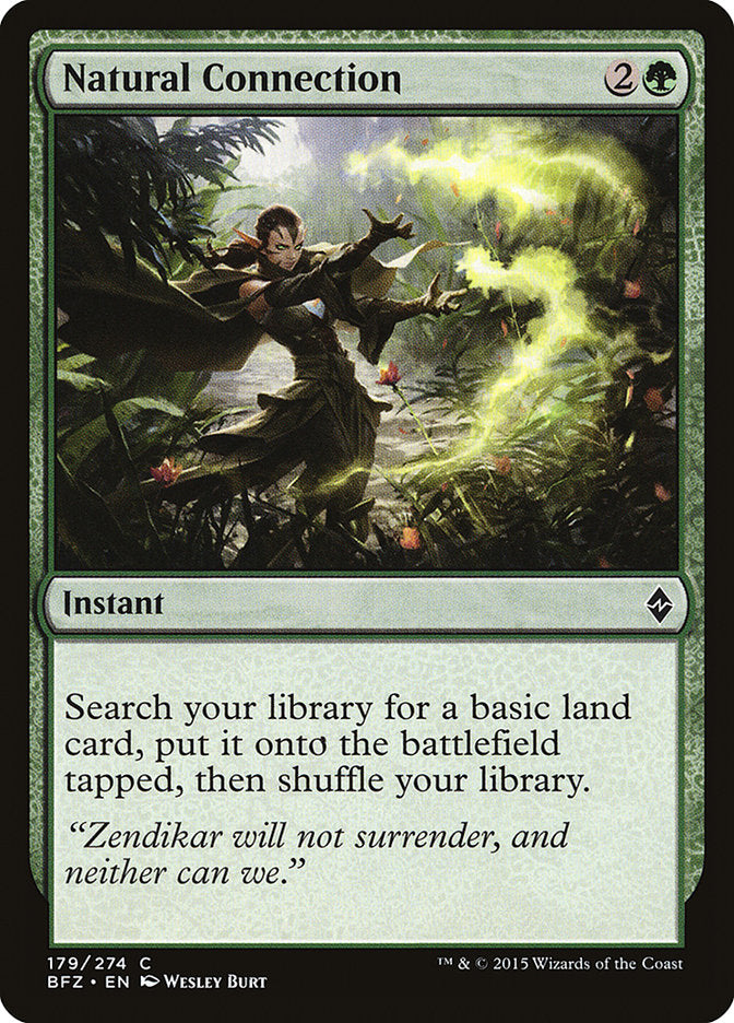 Natural Connection – Battle for Zendikar [BFZ] – English – #179