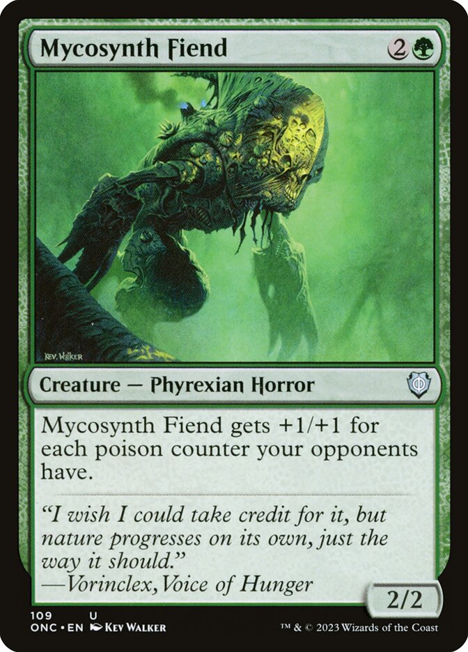 Mycosynth Fiend – Phyrexia: All Will Be One Commander [ONC] – D – #109