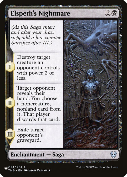 Elspeth's Nightmare – The List [PLST] – English – #THB-91