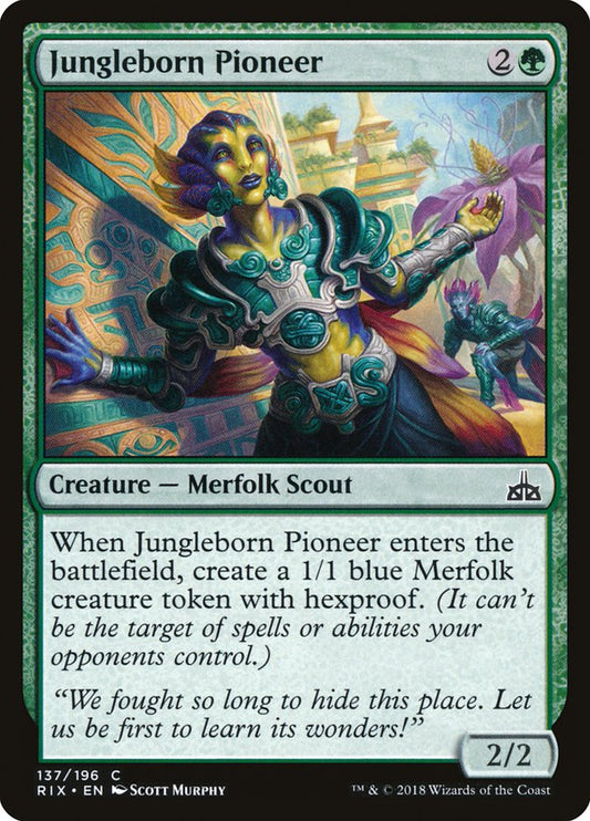 Jungleborn Pioneer – Rivals of Ixalan [RIX] – D – #137