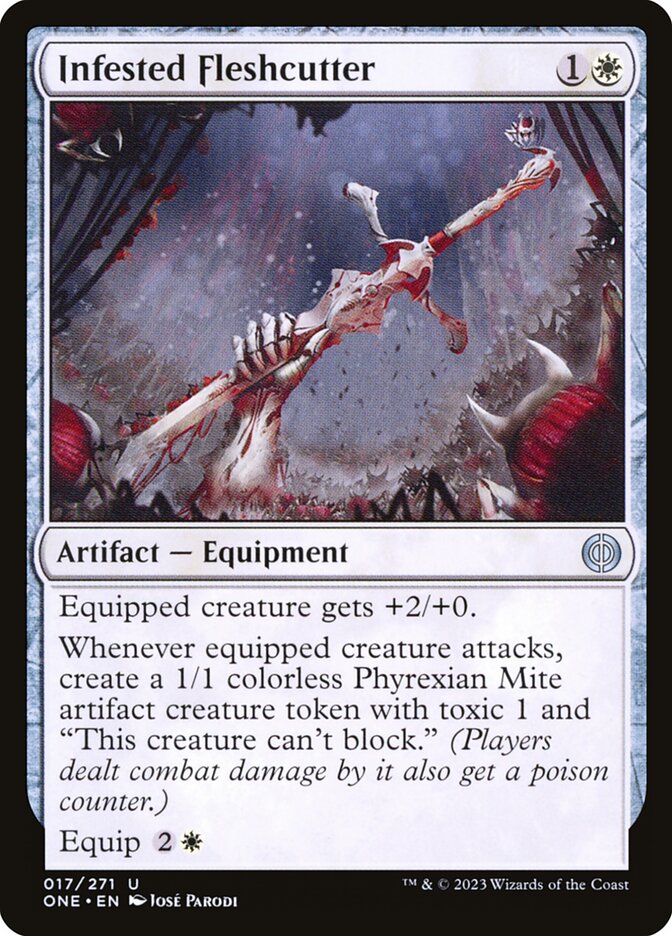 Infested Fleshcutter – Phyrexia: All Will Be One [ONE] – D – #17