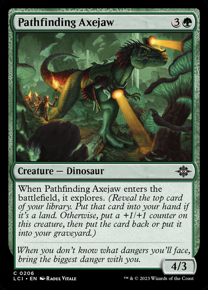 Pathfinding Axejaw – The Lost Caverns of Ixalan [LCI] – English – #206