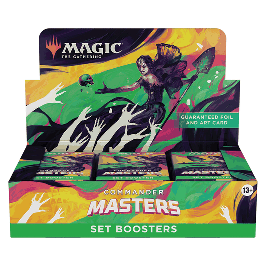 Commander Masters – Set Booster Display (24) in Englisch, Originalverpackung, Vorderansicht