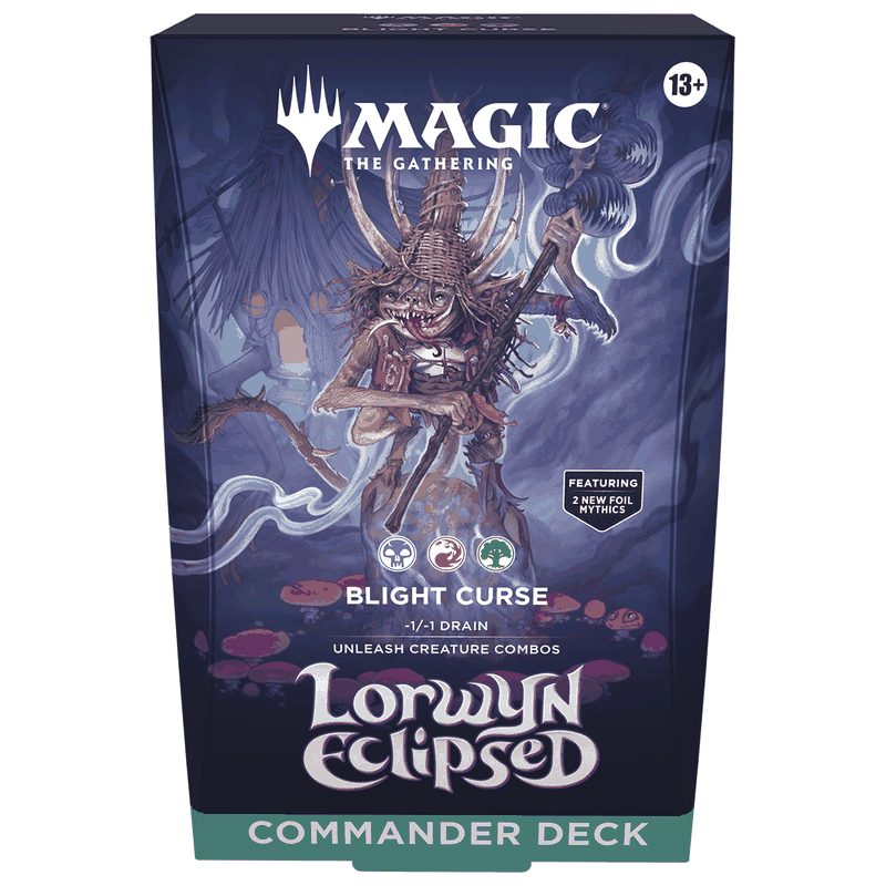 Magic: The Gathering - Lorwyn Eclipsed - Commander Deck - Blight Curse - Front