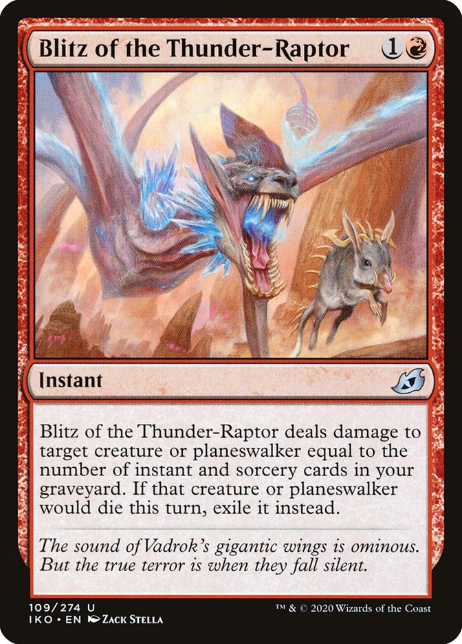 Blitz of the Thunder-Raptor – Ikoria: Lair of Behemoths [IKO] – English – #109