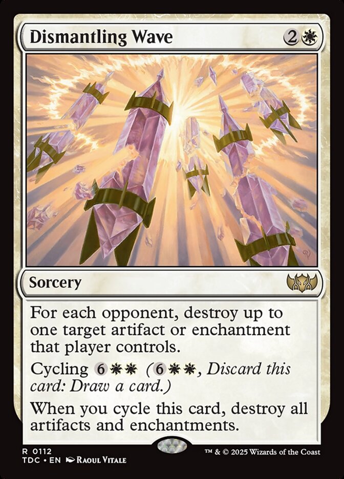 Dismantling Wave – Tarkir: Dragonstorm Commander [TDC] – English – #112