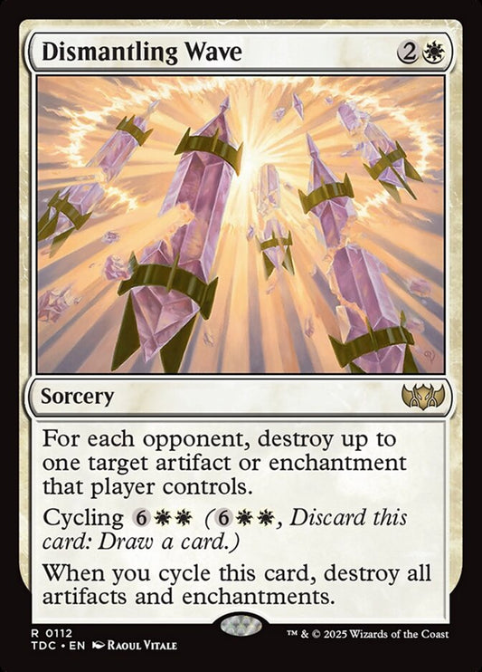 Dismantling Wave – Tarkir: Dragonstorm Commander [TDC] – English – #112
