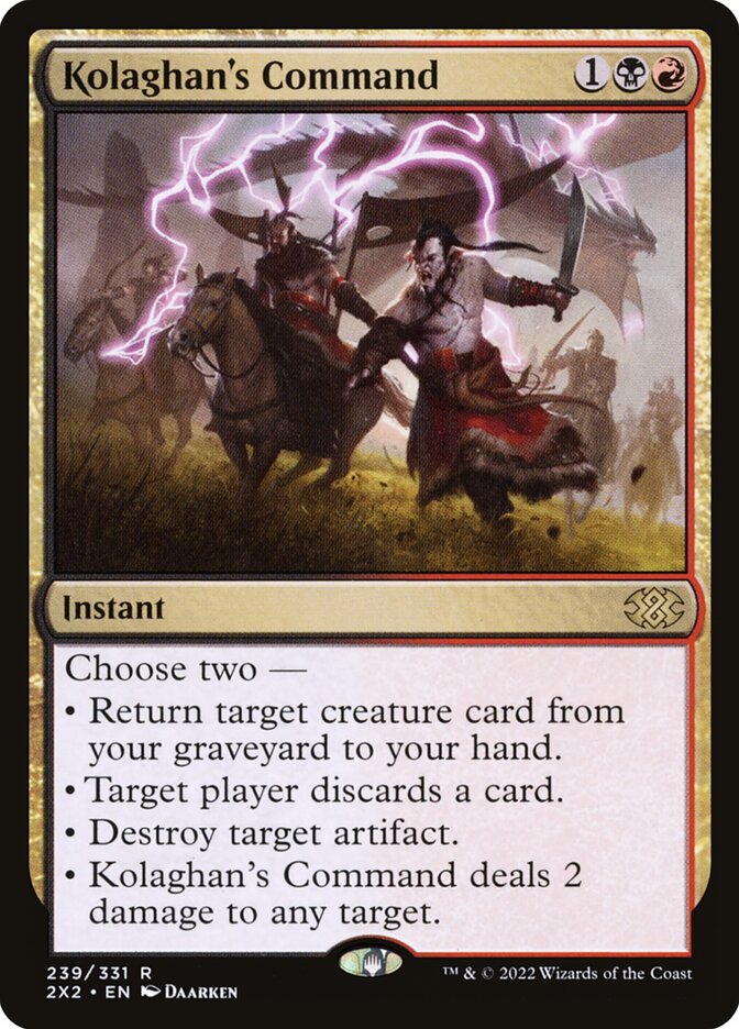 Kolaghan's Command – Double Masters 2022 [2X2] – English – #239