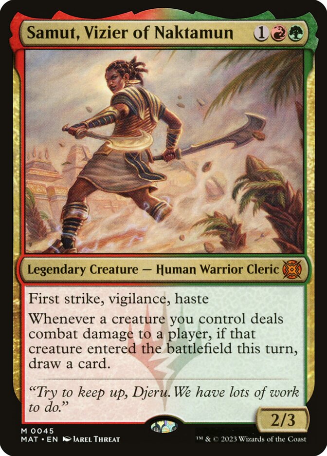 Samut, Vizier of Naktamun – March of the Machine: The Aftermath [MAT] – English – #45
