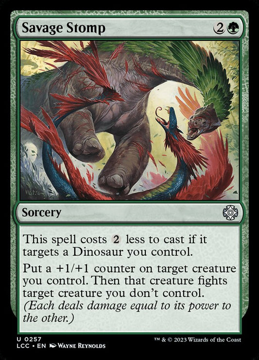 Savage Stomp – The Lost Caverns of Ixalan Commander [LCC] – English – #257