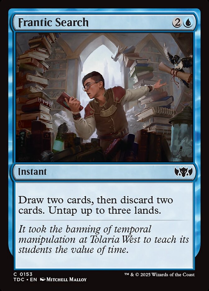 Frantic Search – Tarkir: Dragonstorm Commander [TDC] – English – #153