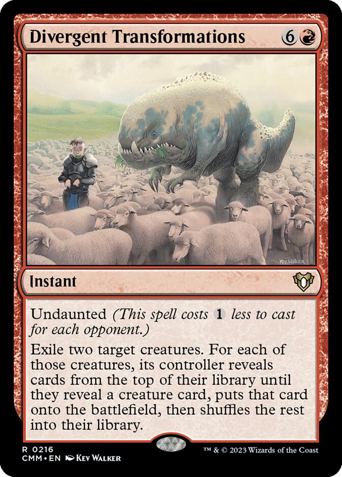 Divergent Transformations – Commander Masters [CMM] – English – #216