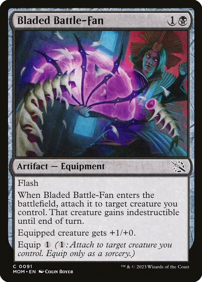 Bladed Battle-Fan – March of the Machine [MOM] – D – #91