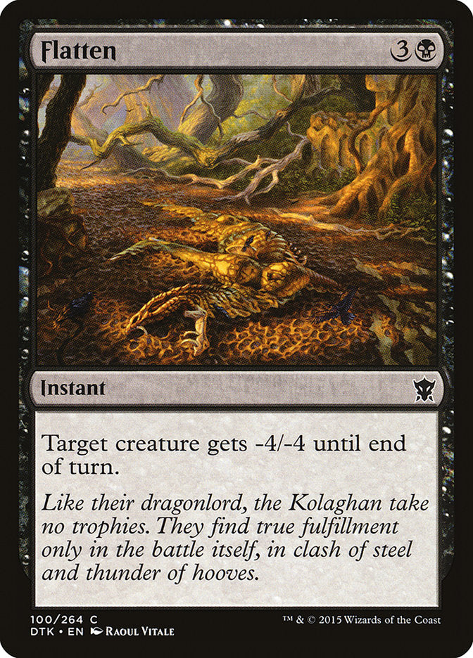 Flatten – Dragons of Tarkir [DTK] – English – #100