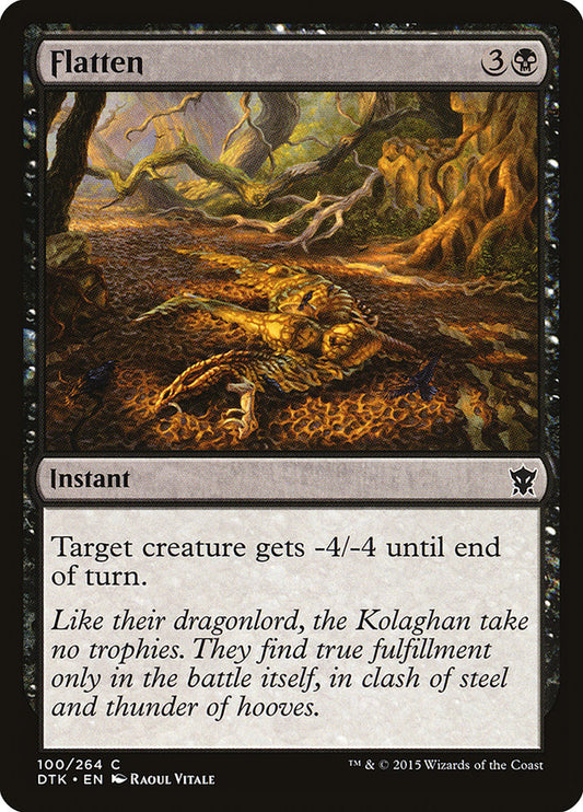 Flatten – Dragons of Tarkir [DTK] – English – #100