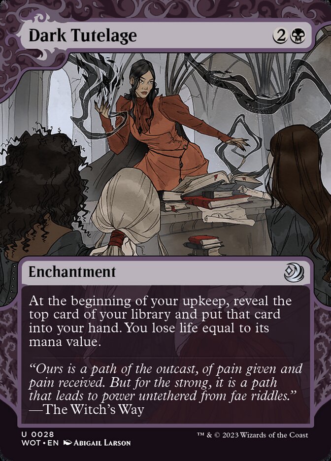 Dark Tutelage – Wilds of Eldraine: Enchanting Tales [WOT] – D – #28