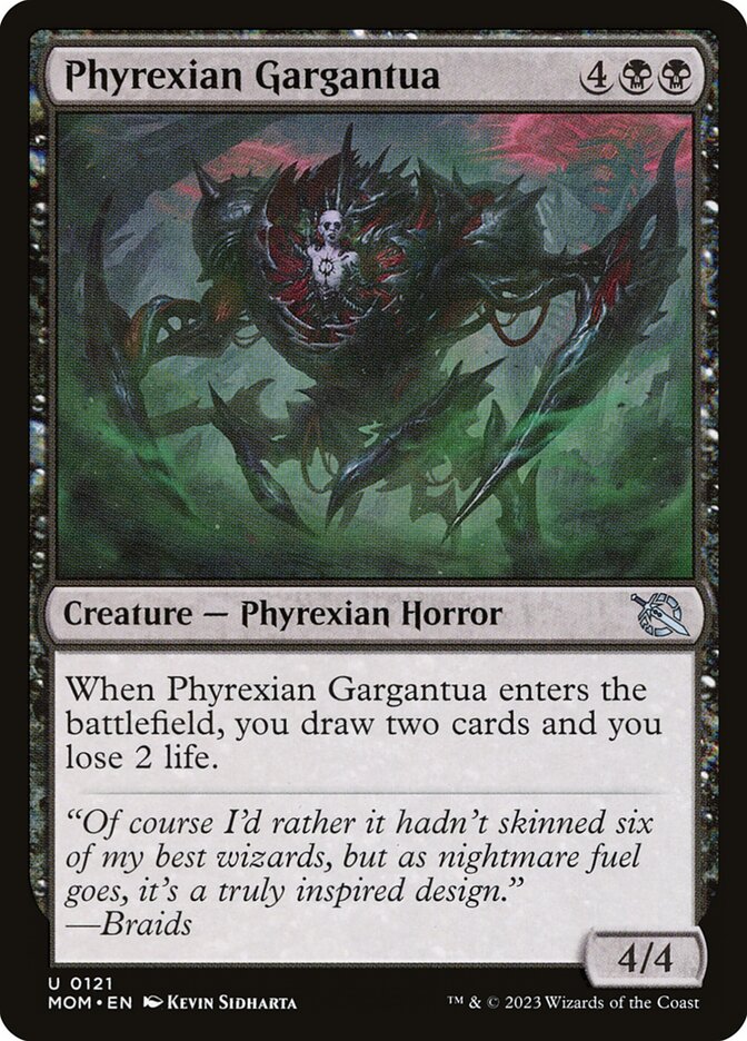 Phyrexian Gargantua – March of the Machine [MOM] – D – #121