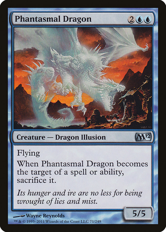Phantasmal Dragon – Magic 2012 [M12] – D – #71