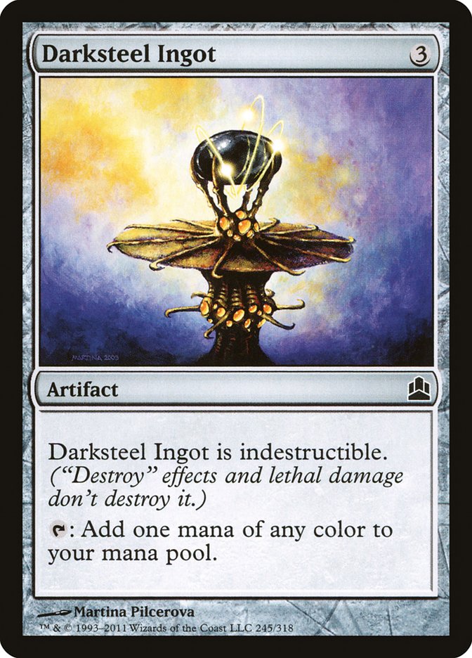 Darksteel Ingot – Commander 2011 [CMD] – English – #245